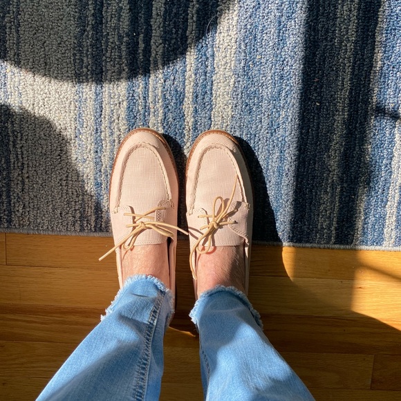 Sperry Shoes - Sperry muted pink top-siders.  Only worn a few times. Great condition